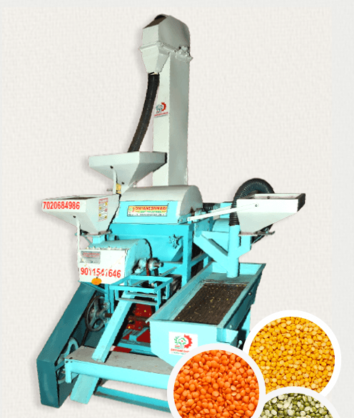 Mini Dal Machine Elevator Attached (5hp)